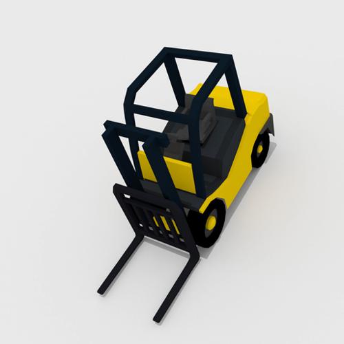 Basic Low Poly Fork-Lift preview image